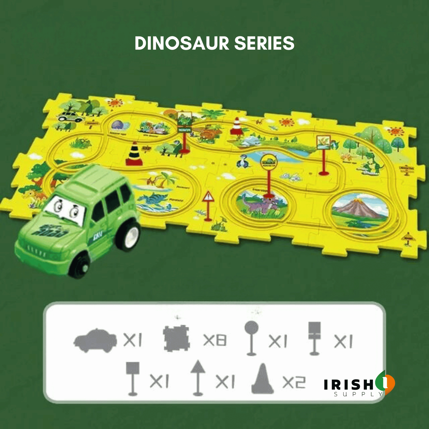TRAMCRAFT Kids Car Track Set