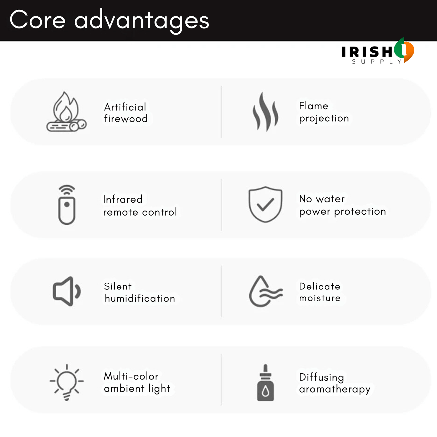 GLOWFIRE Ultimate ambient flame diffuser