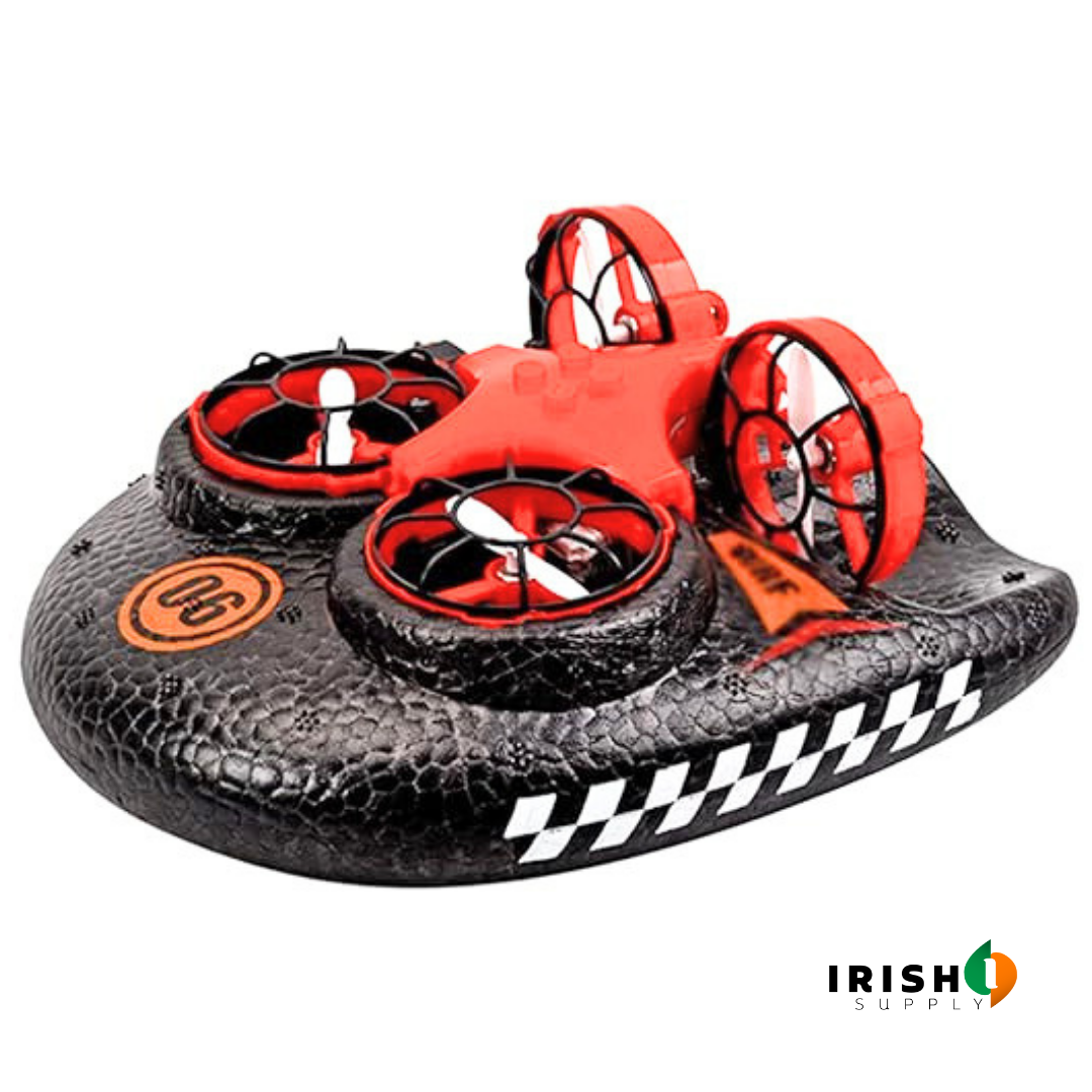 Irish Supply, QUADRASHIFT, 3 in 1 Remote Controlled Hovercraft