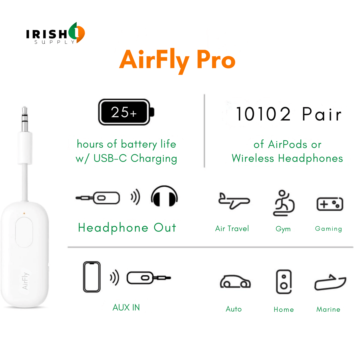 AIRFLY Bluetooth Wireless Transmitter