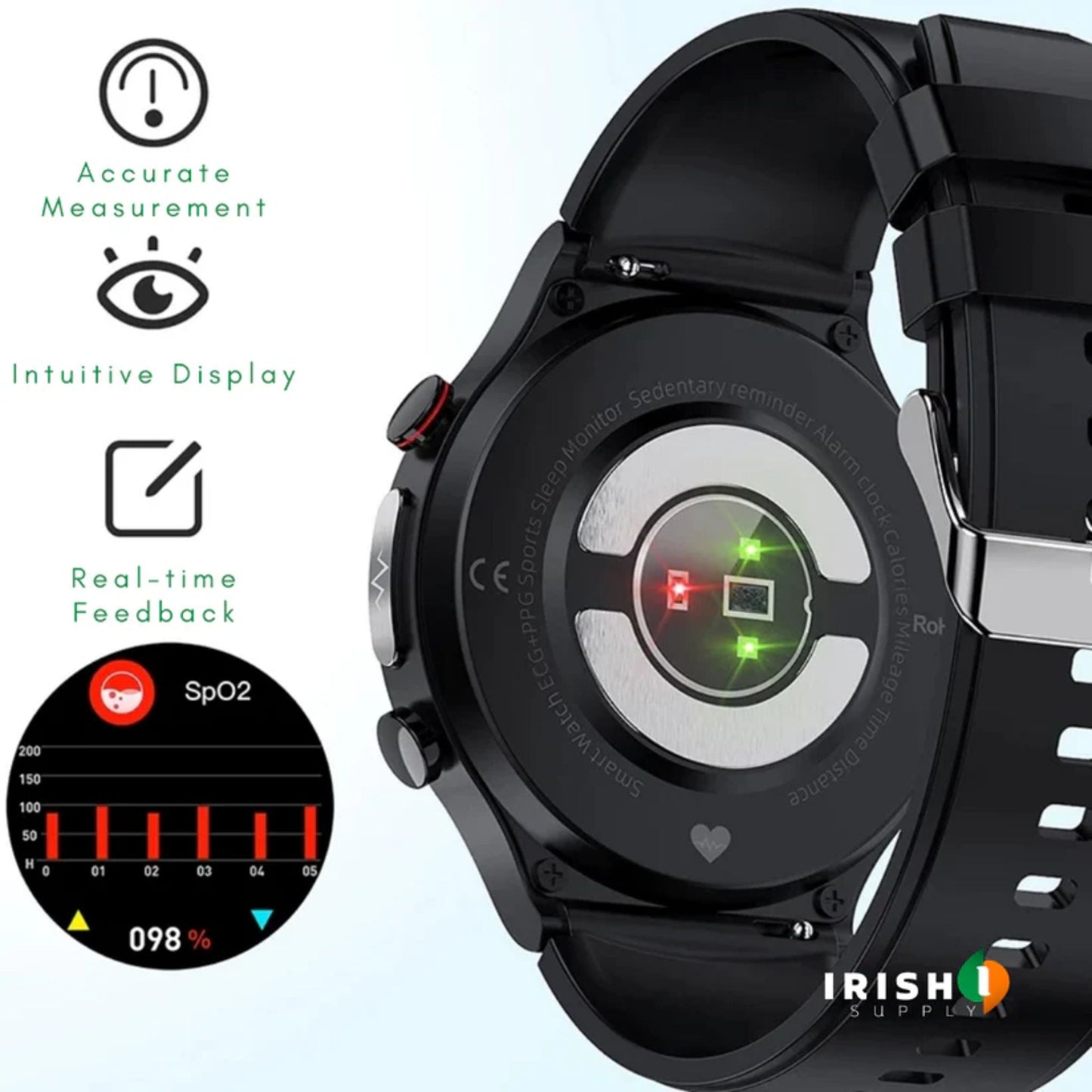 CARDIOWAVE Smartwatch Cardiac Wellness Tracker