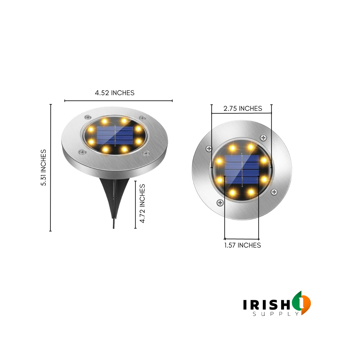 Irish Supply, GARDENLED Garden Lighting With Solar Cells