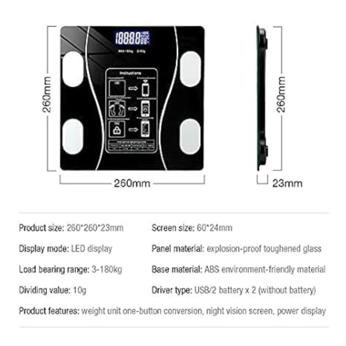 FITAXIS Smart Body Precision Scale