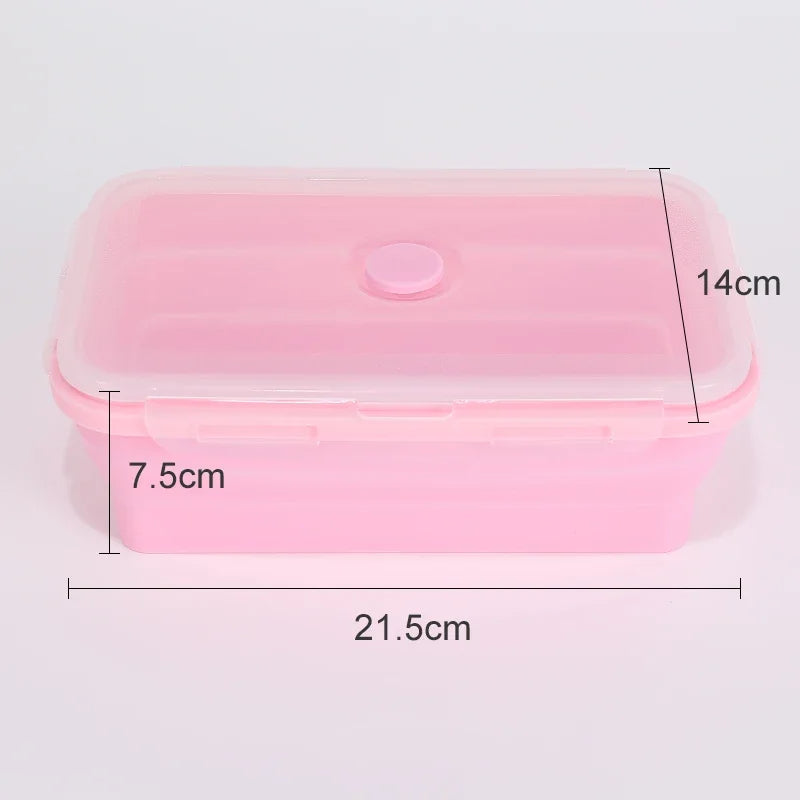 PACKEASE Collapsible Silicone Food Containers