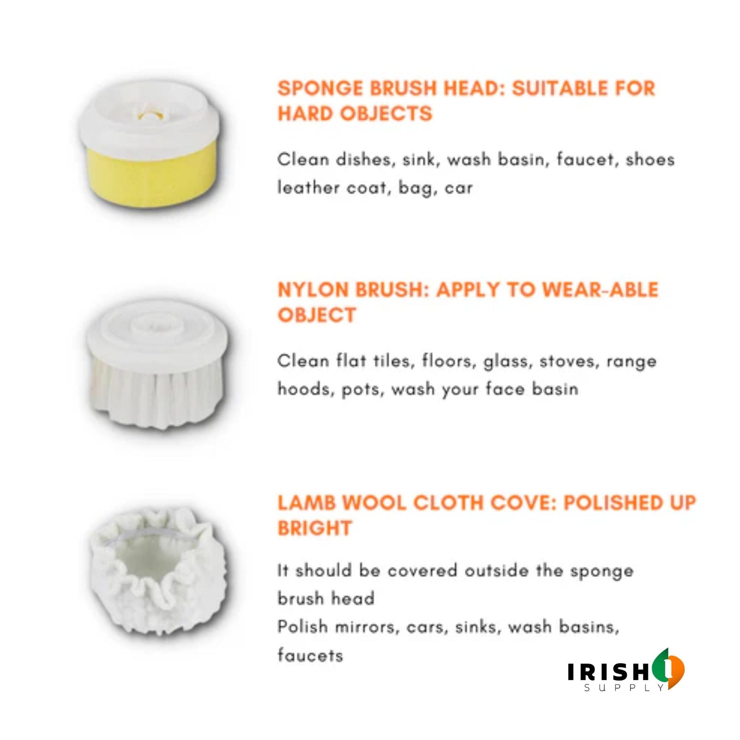 RushBrush™ Handheld Electric Brush