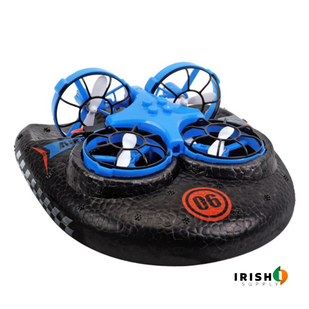 Irish Supply, QUADRASHIFT, 3 in 1 Remote Controlled Hovercraft