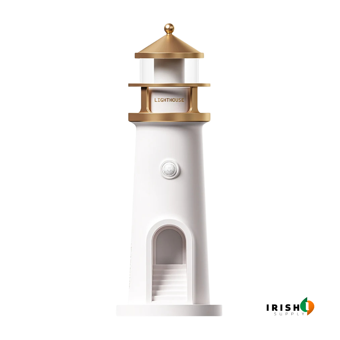LUMASPHERE Moon Projection Lighthouse Ambient Night Light