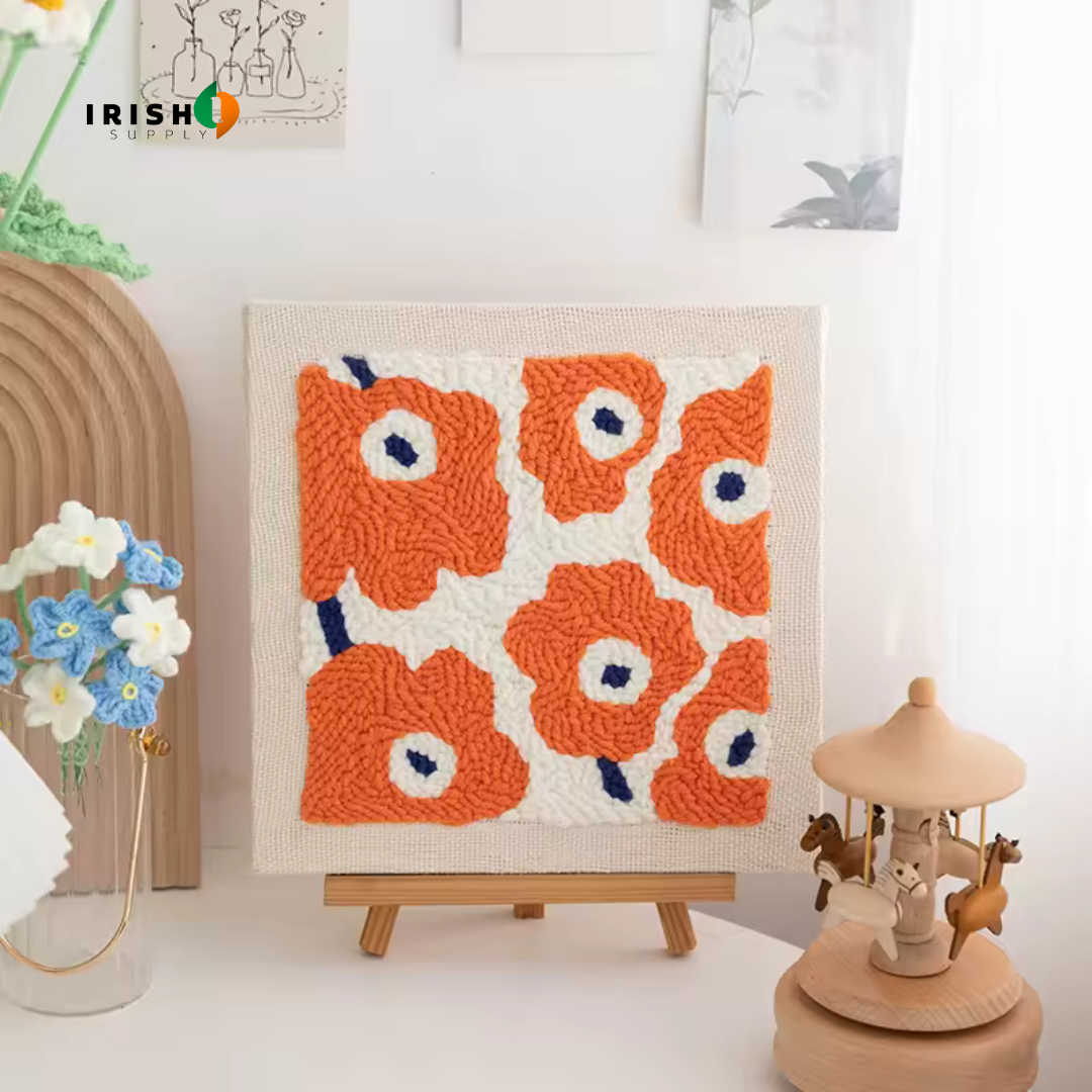 THREADSCAPE Floral Knitting Crochet Punch Needle Set