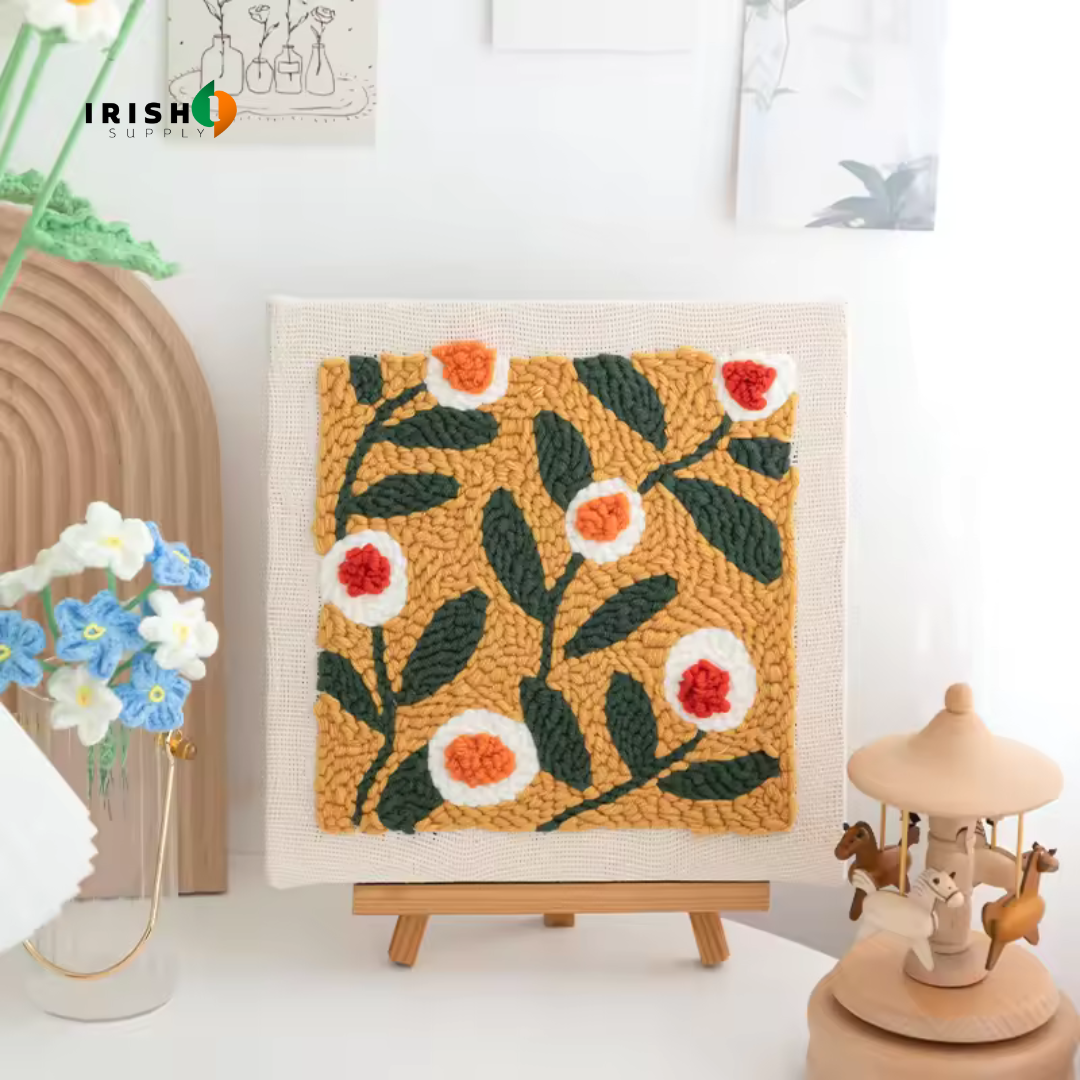 THREADSCAPE Floral Knitting Crochet Punch Needle Set