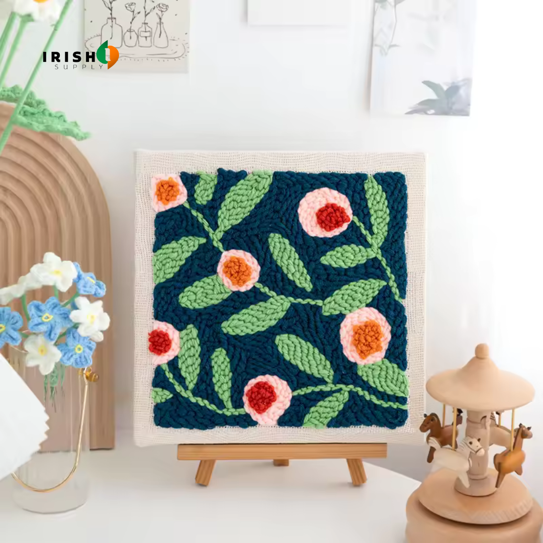 THREADSCAPE Floral Knitting Crochet Punch Needle Set