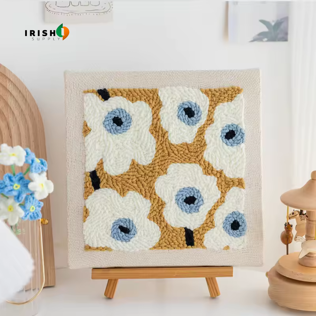THREADSCAPE Floral Knitting Crochet Punch Needle Set