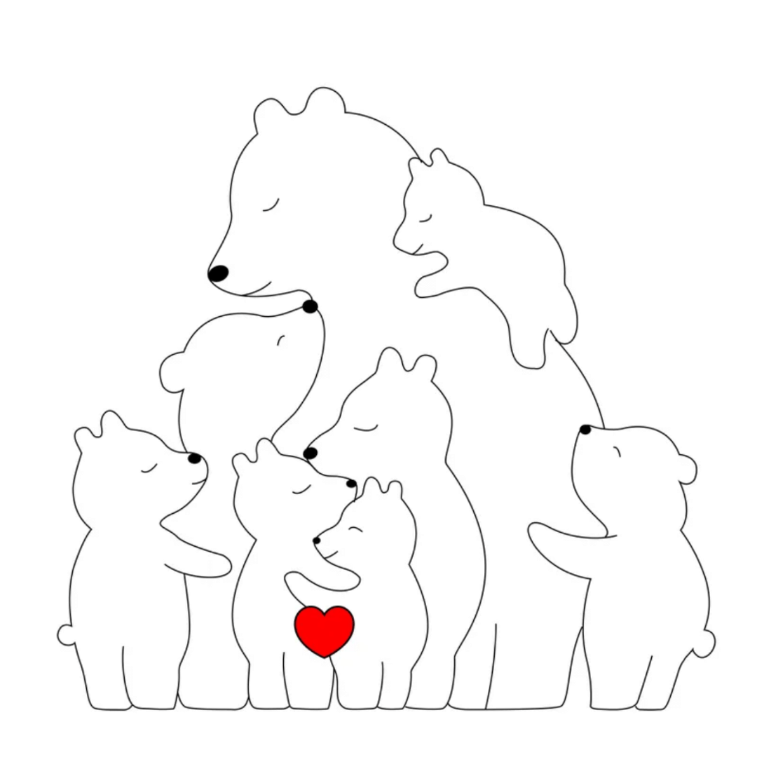 BearStacks™ Family Decoration