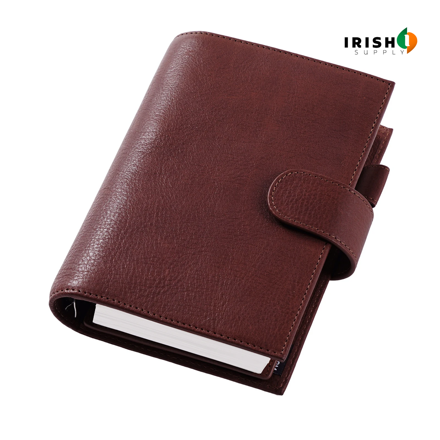 ORGANIX Leather Journey Sketchbook & Personal Ring Planner