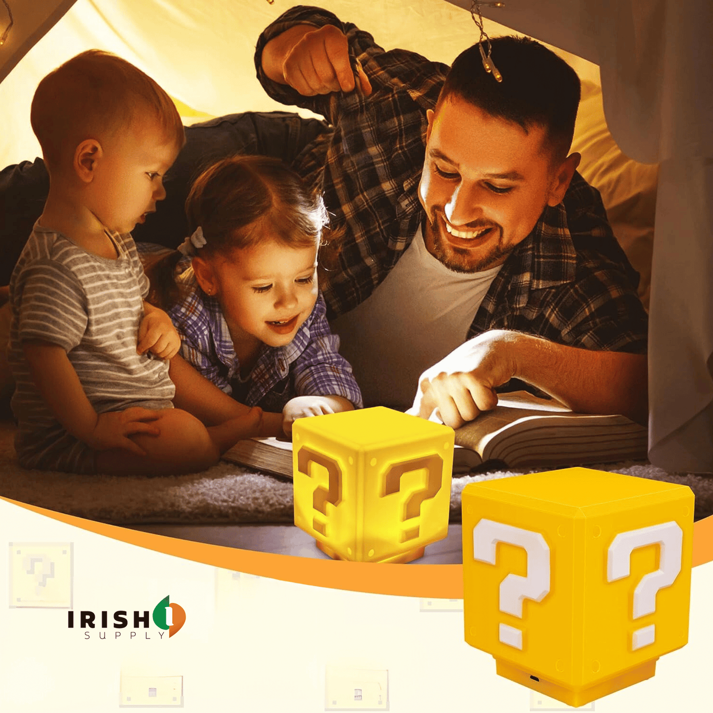 RETROLAMP Super Mario Question Block