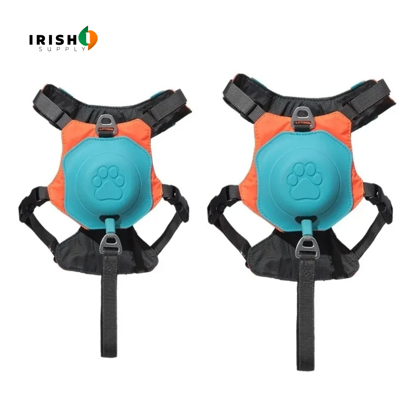 PAWGRIP 2 in 1 No Pull Dog Harness with Retractable Leash