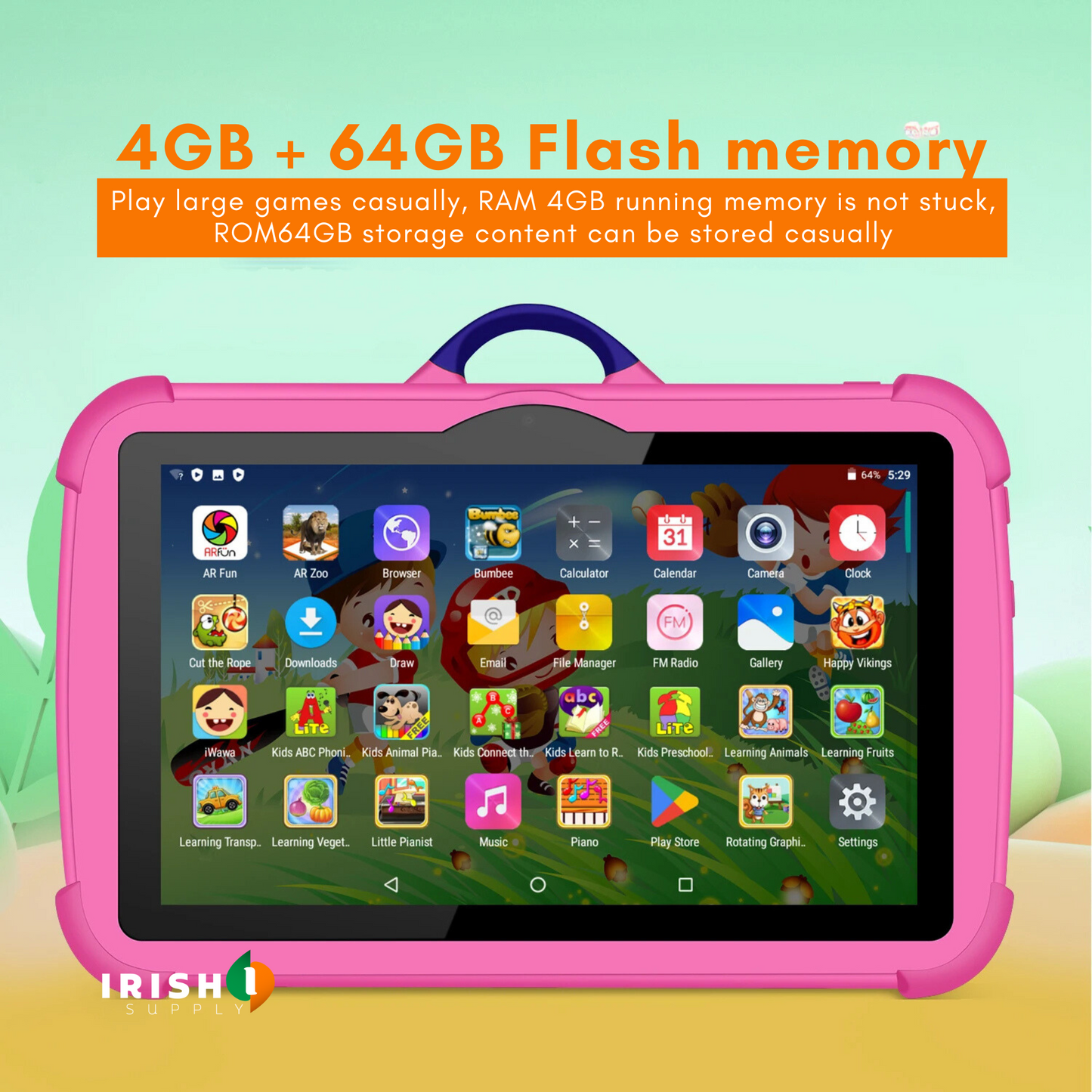 GENIUSTAB 5G WiFi Kids Tablet
