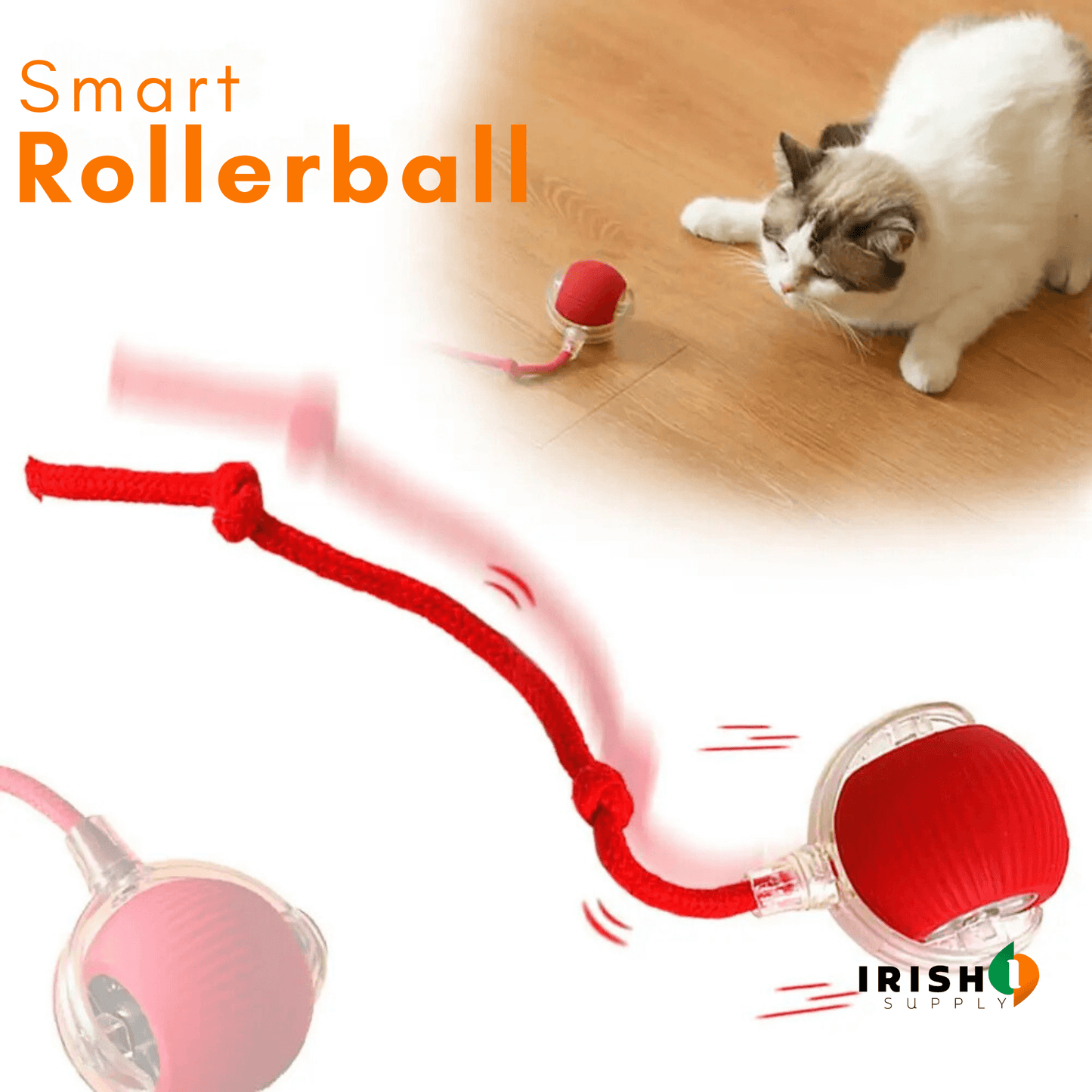 CHASEMATE Interactive Cat Toy Ball