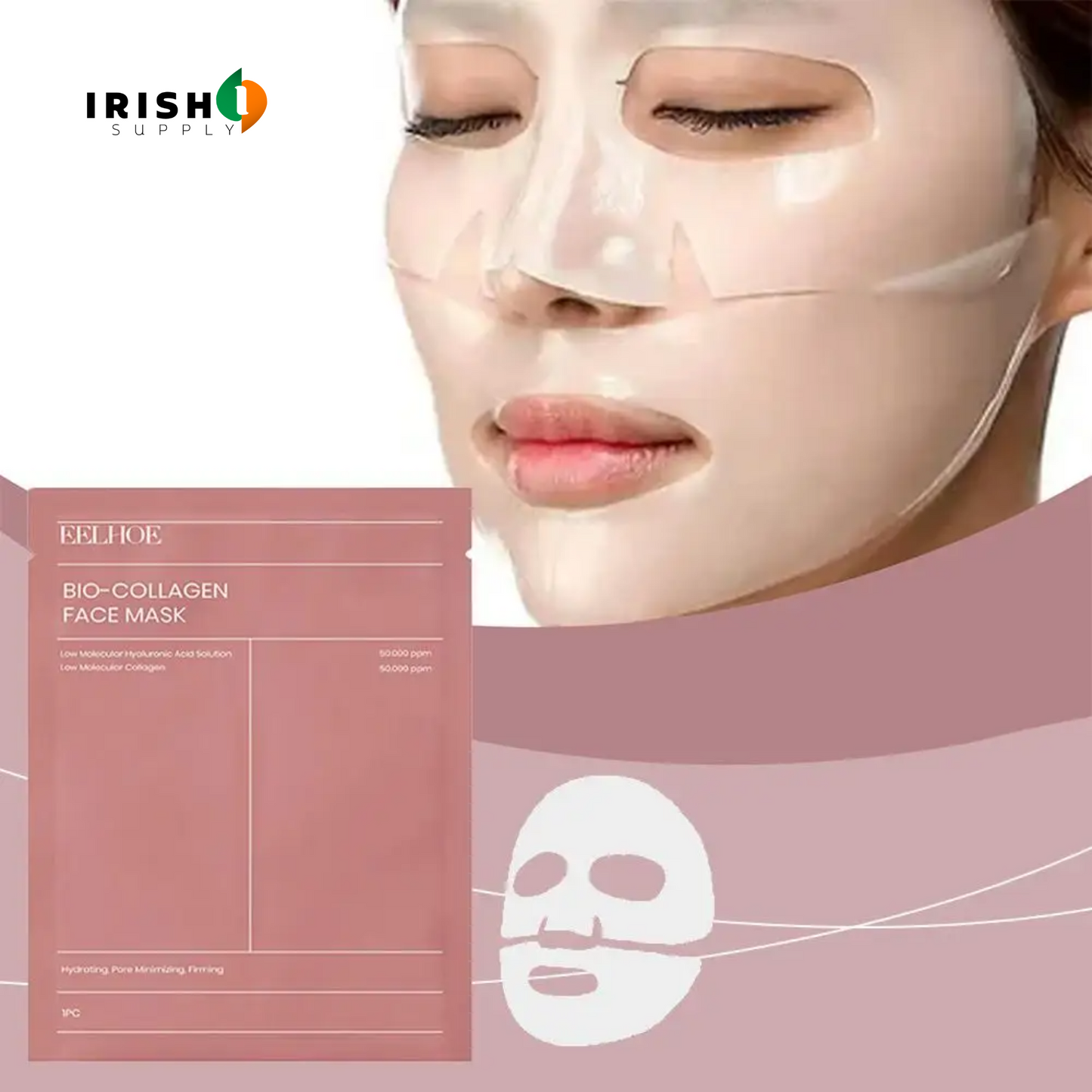HYDRAGLO Collagen Protein Hydrogel Soft Gel Mask
