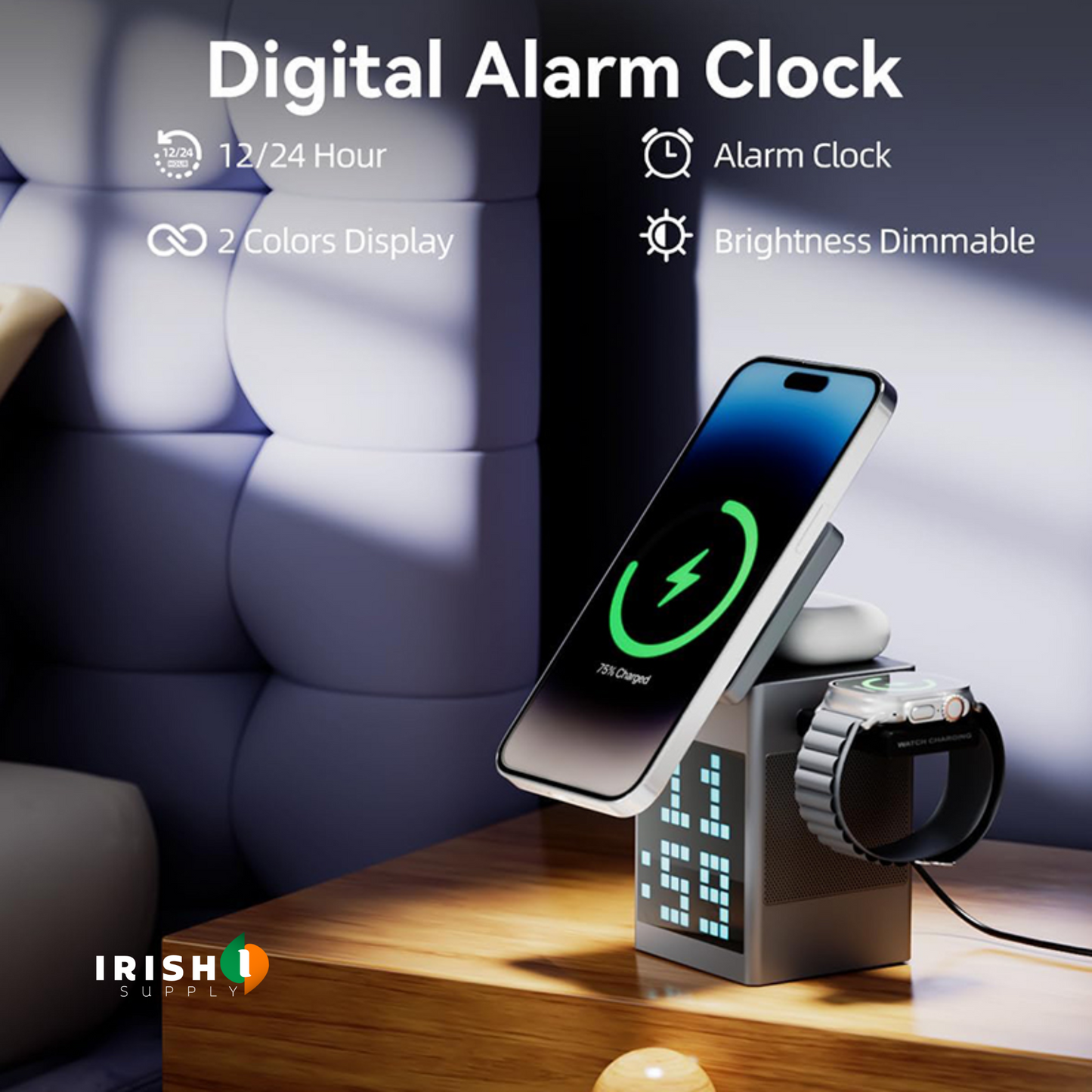 POWERDOCK 3-in-1 Bluetooth Speaker & Charging Station