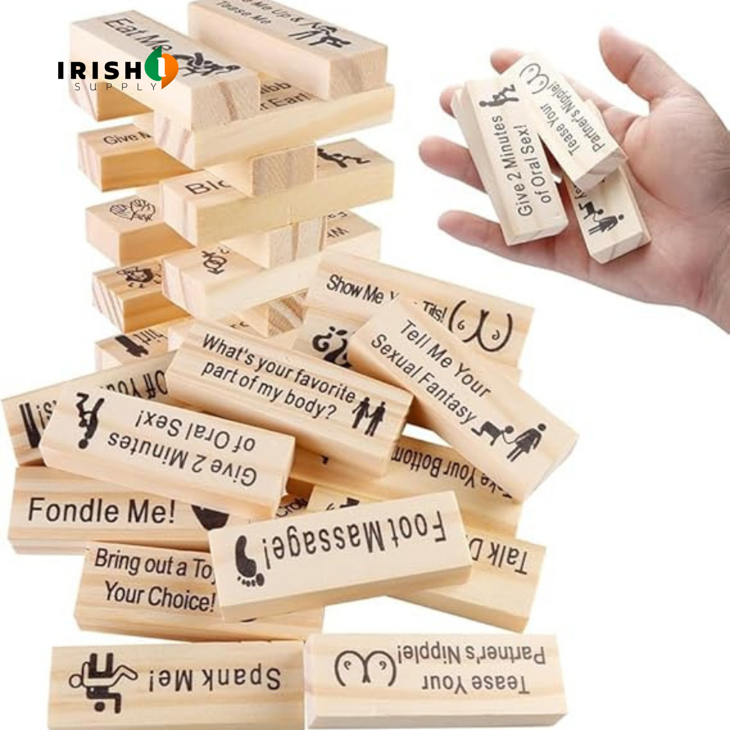 FLIRTEDGE Couples Daring Tower Game