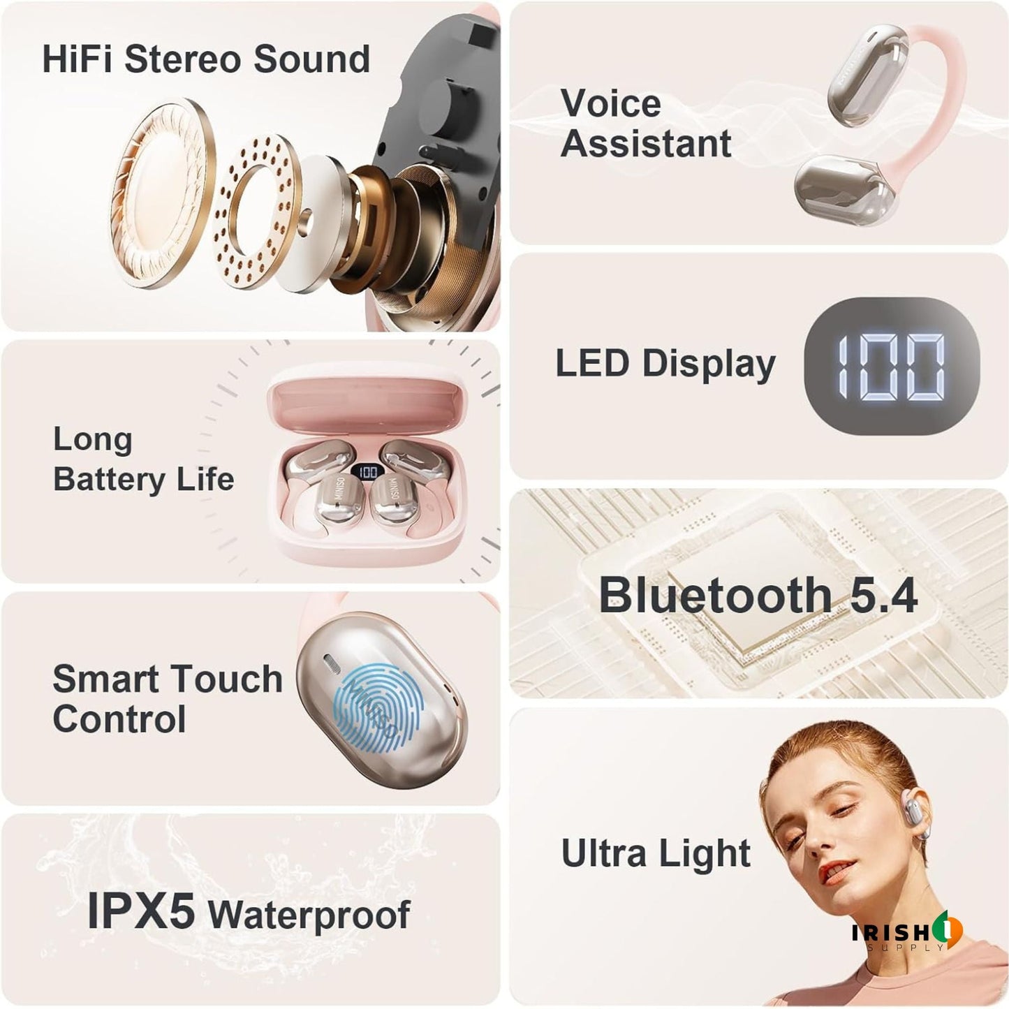 TRANSCEND Instant Language Translator Earbuds