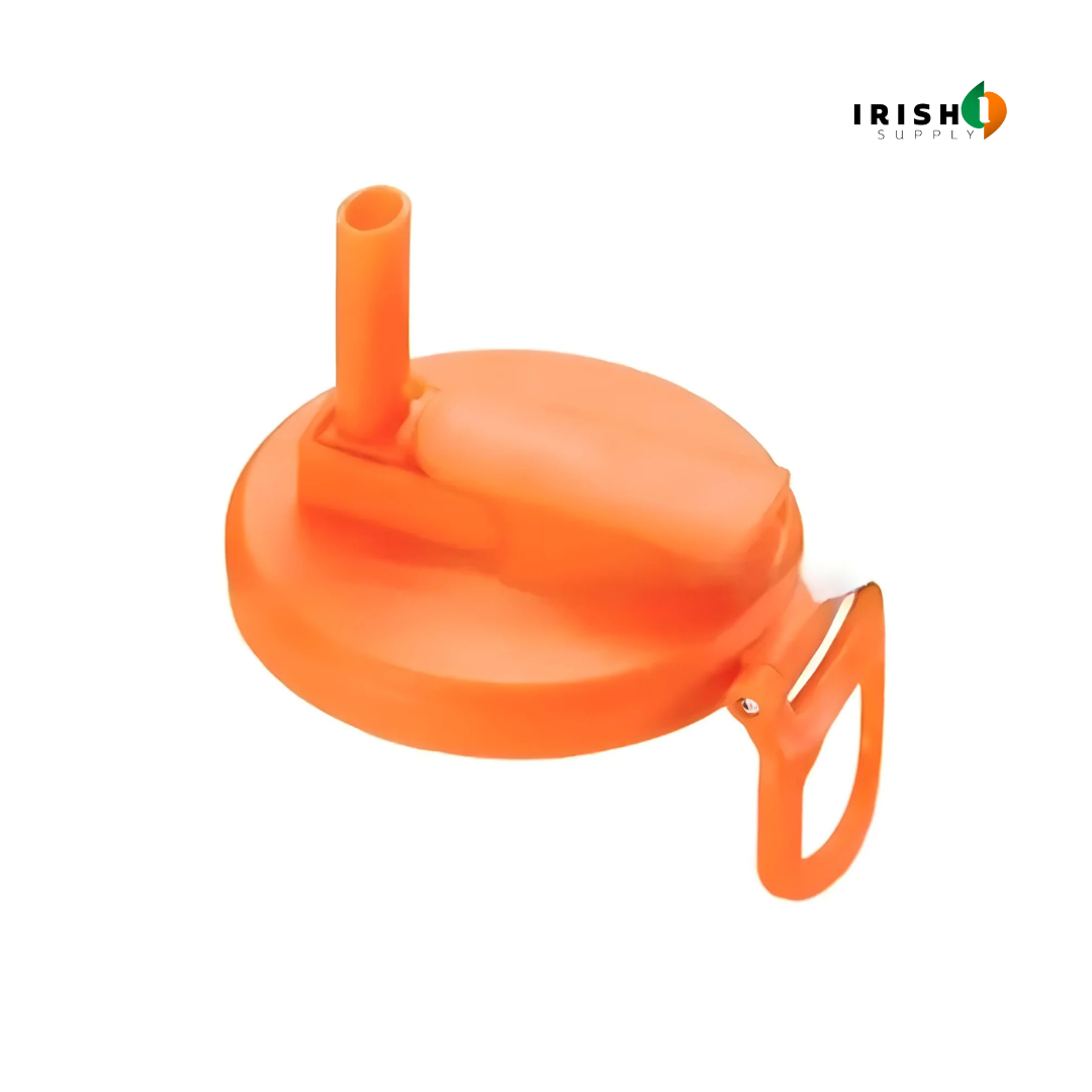 SEALSIP Reusable Silicone Soda Lids with Straws