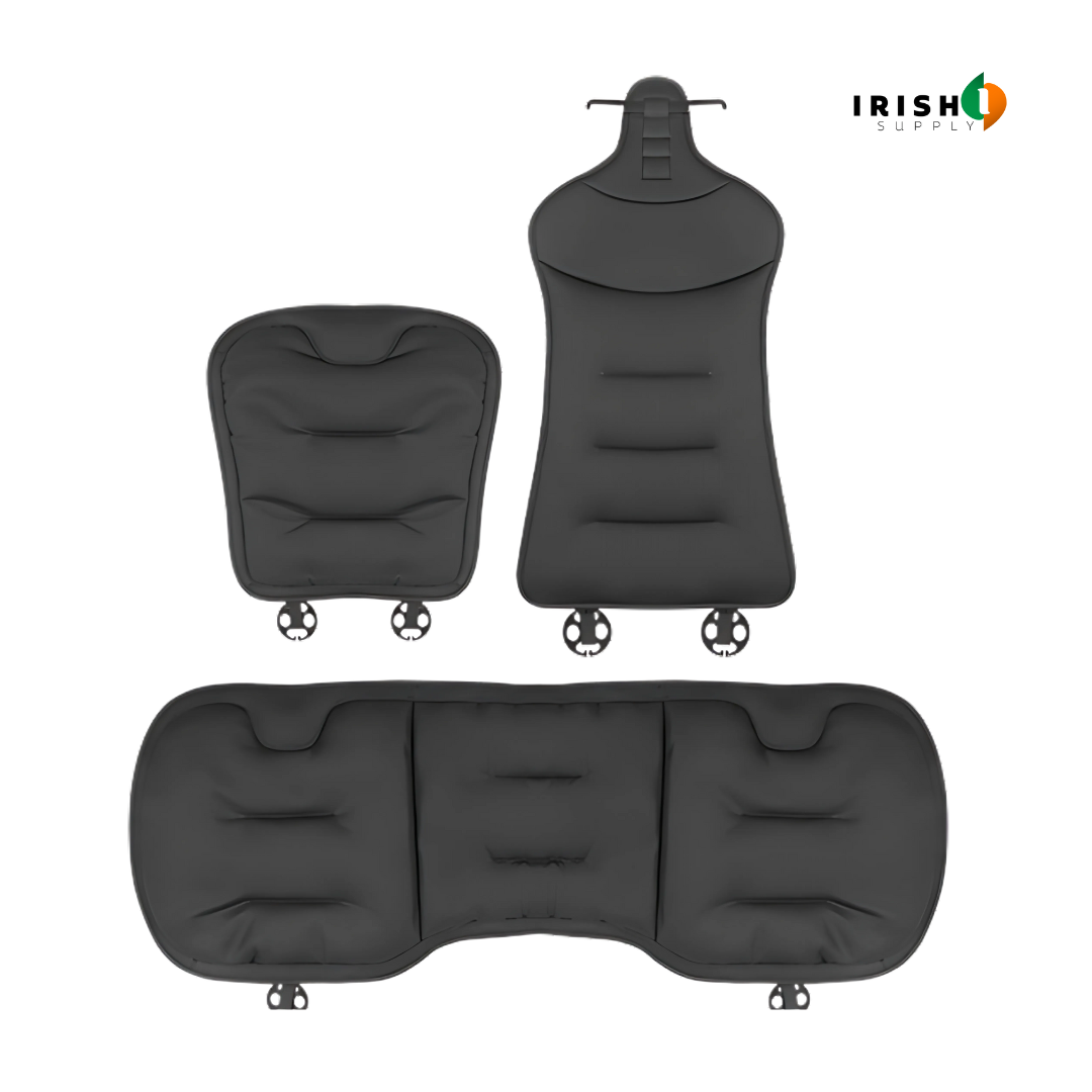 DRIVEELITE Breathable Nappa Leather Car Seat Cushion