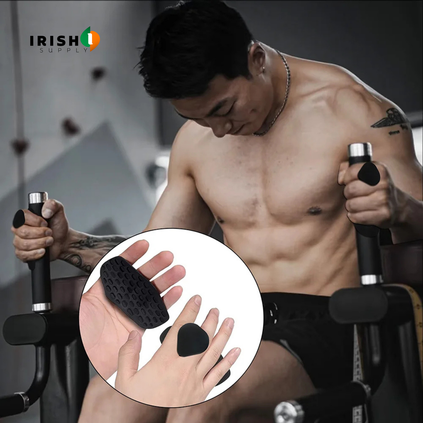 PALMARMOR Silicone Gymnastics Grip Fingerless Fitness Gloves