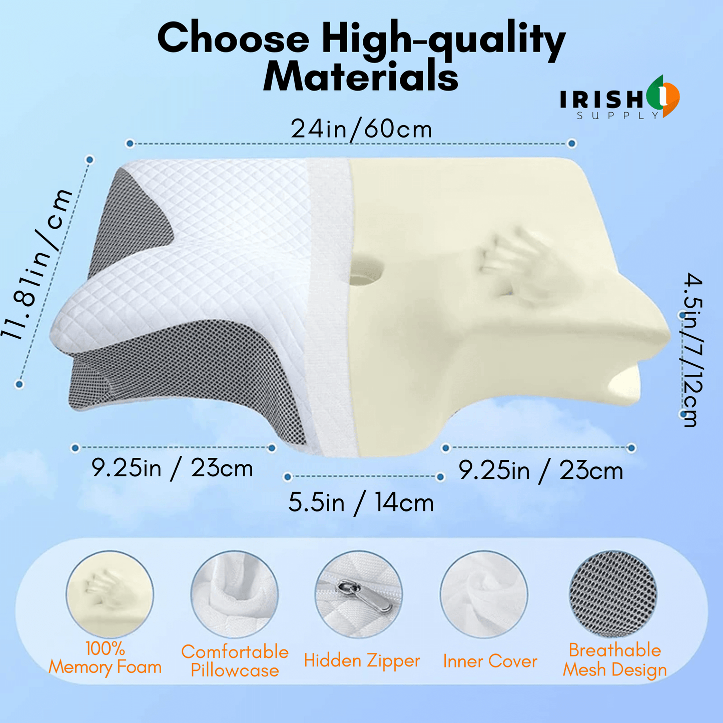 ERGOSOOTHE Innovative Neck Alignment Pillow