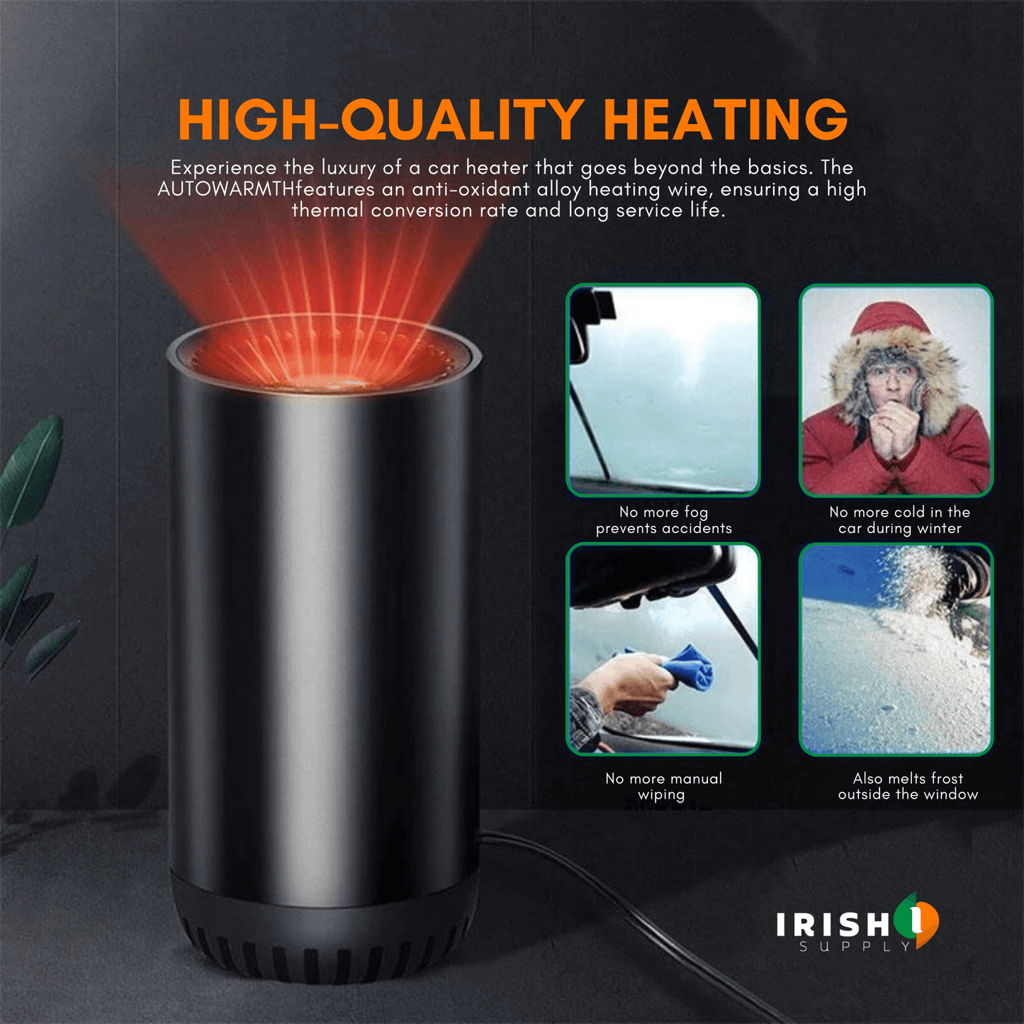 CLEARVUE™ Car Defroster Heater for Winter