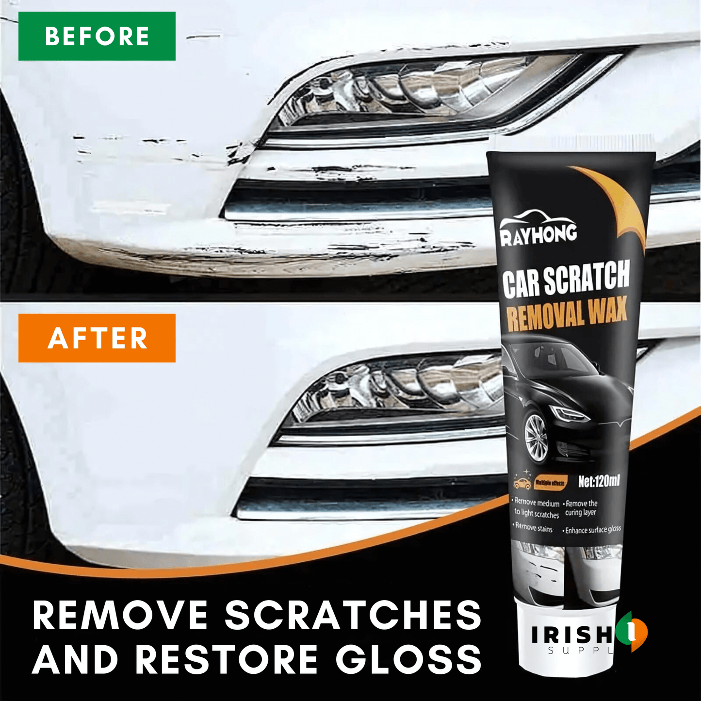 Car Scratch Remover Wax/Paste - IrishSupply