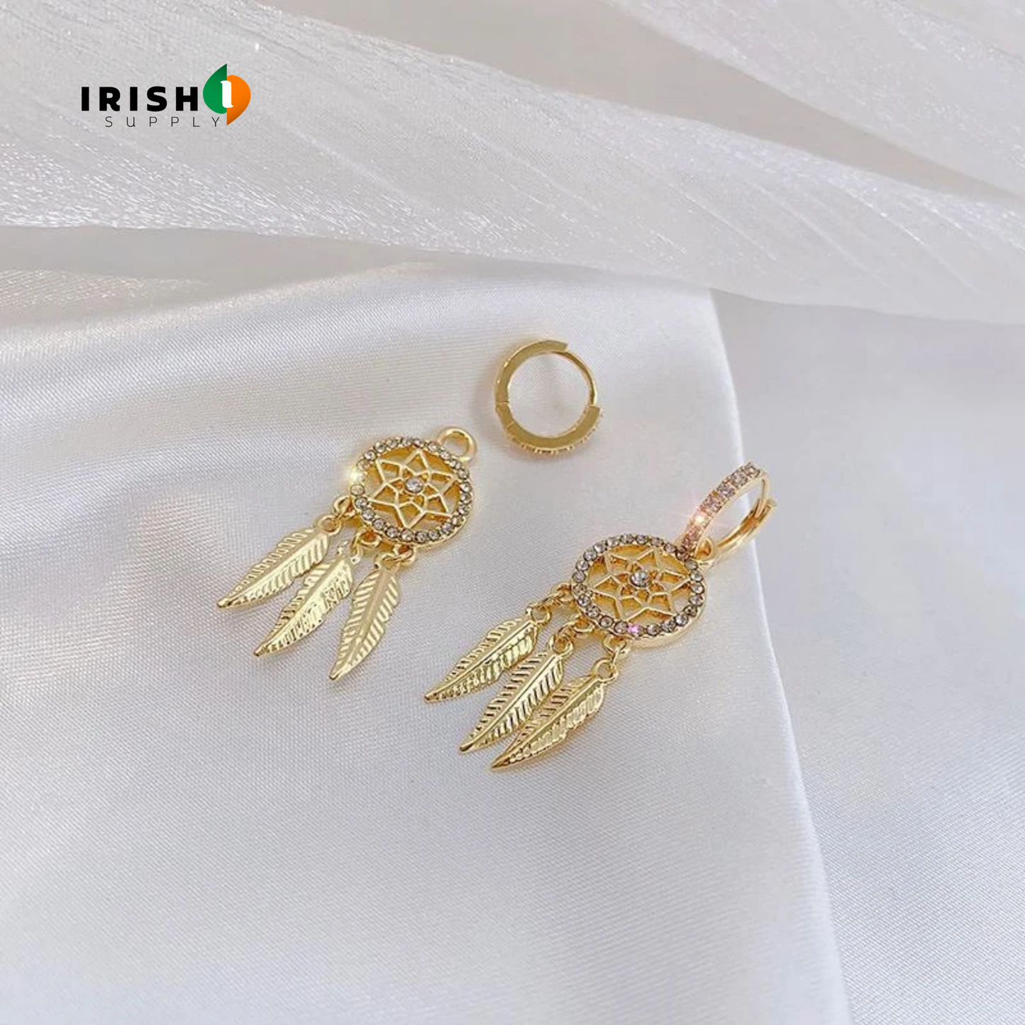 LUNARA Exquisite Dream Catcher Dangle Earrings