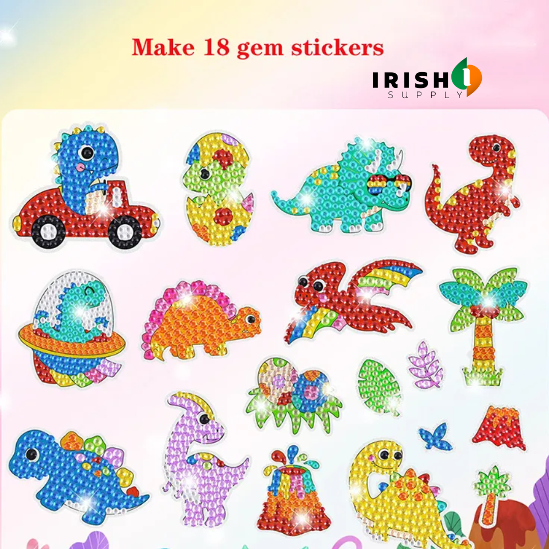GEMCRAFT™ Sparkling DIY Gem Sticker Set