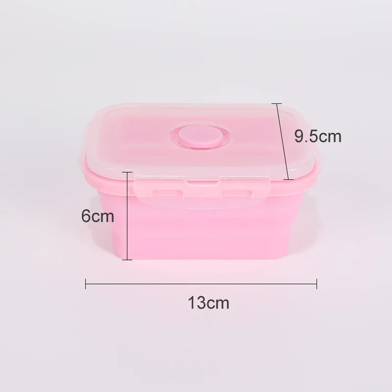 PACKEASE Collapsible Silicone Food Containers