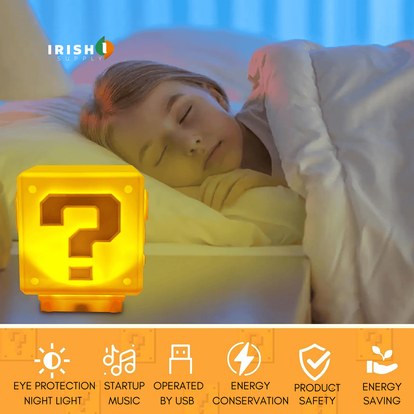 RETROLAMP Super Mario Question Block