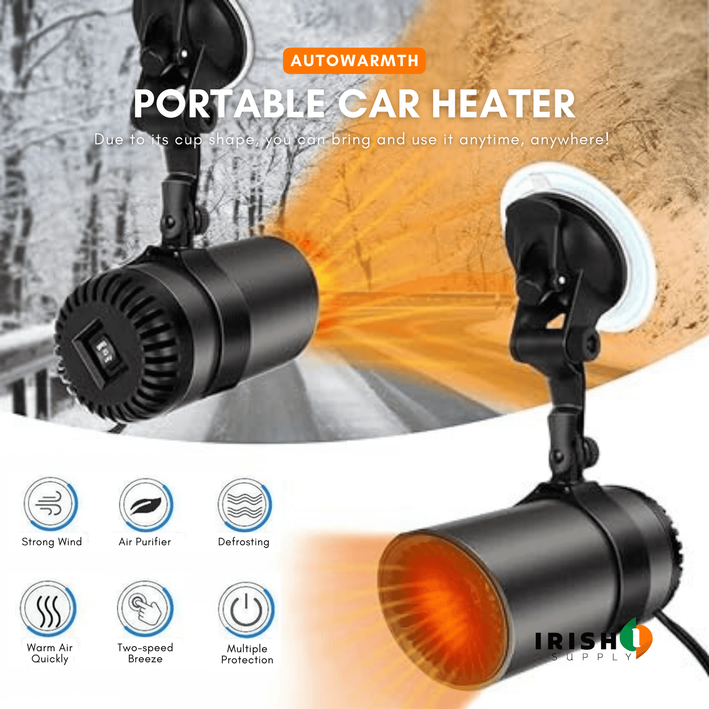 CLEARVUE™ Car Defroster Heater for Winter