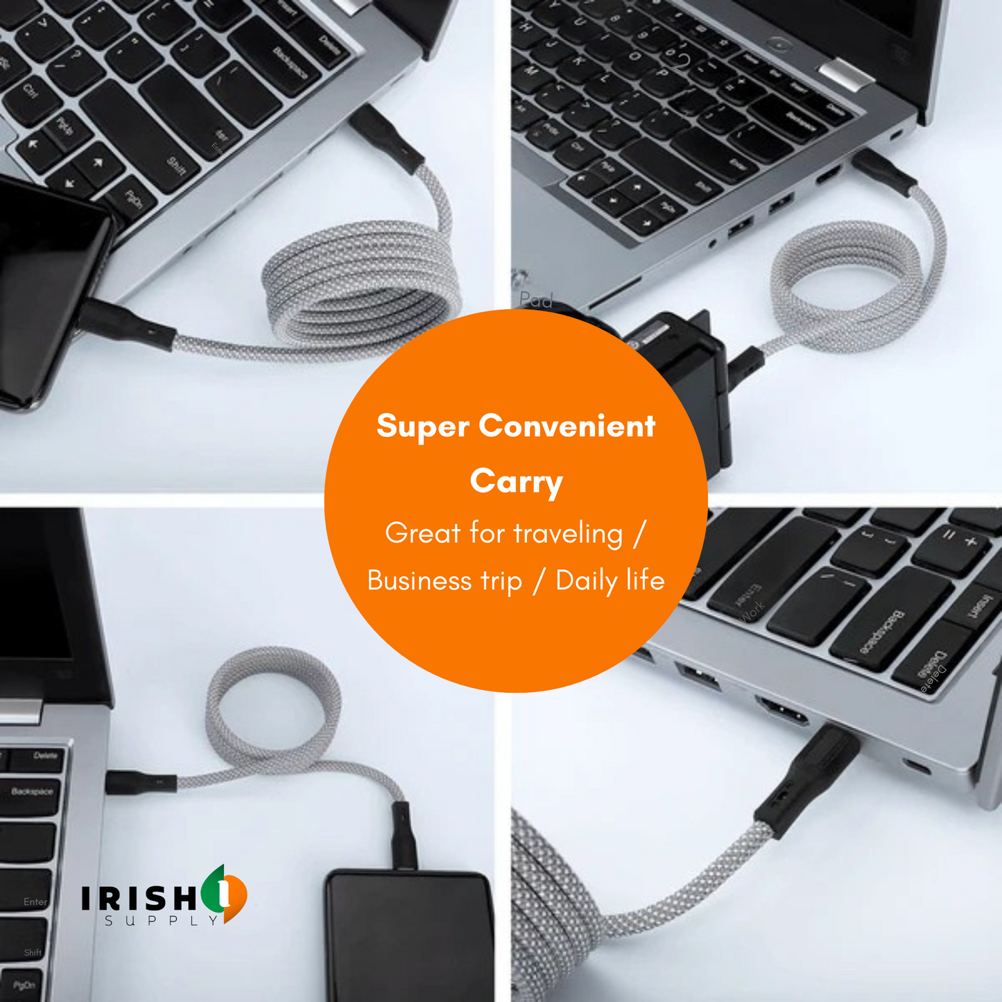 HYPERVOLT 60W USB C to USB C Cable (6ft)