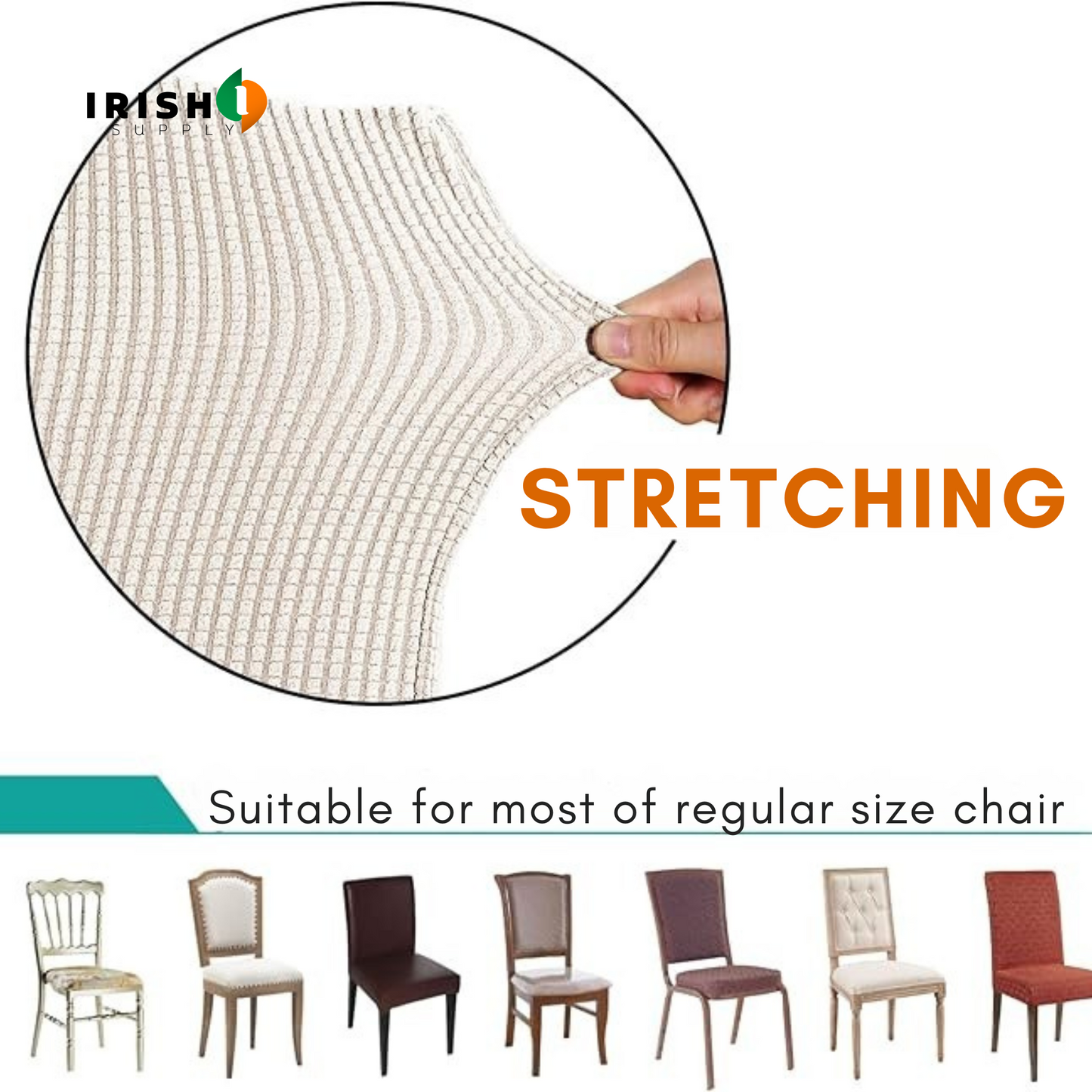 EVERFIT Soft Removable Chair Covers