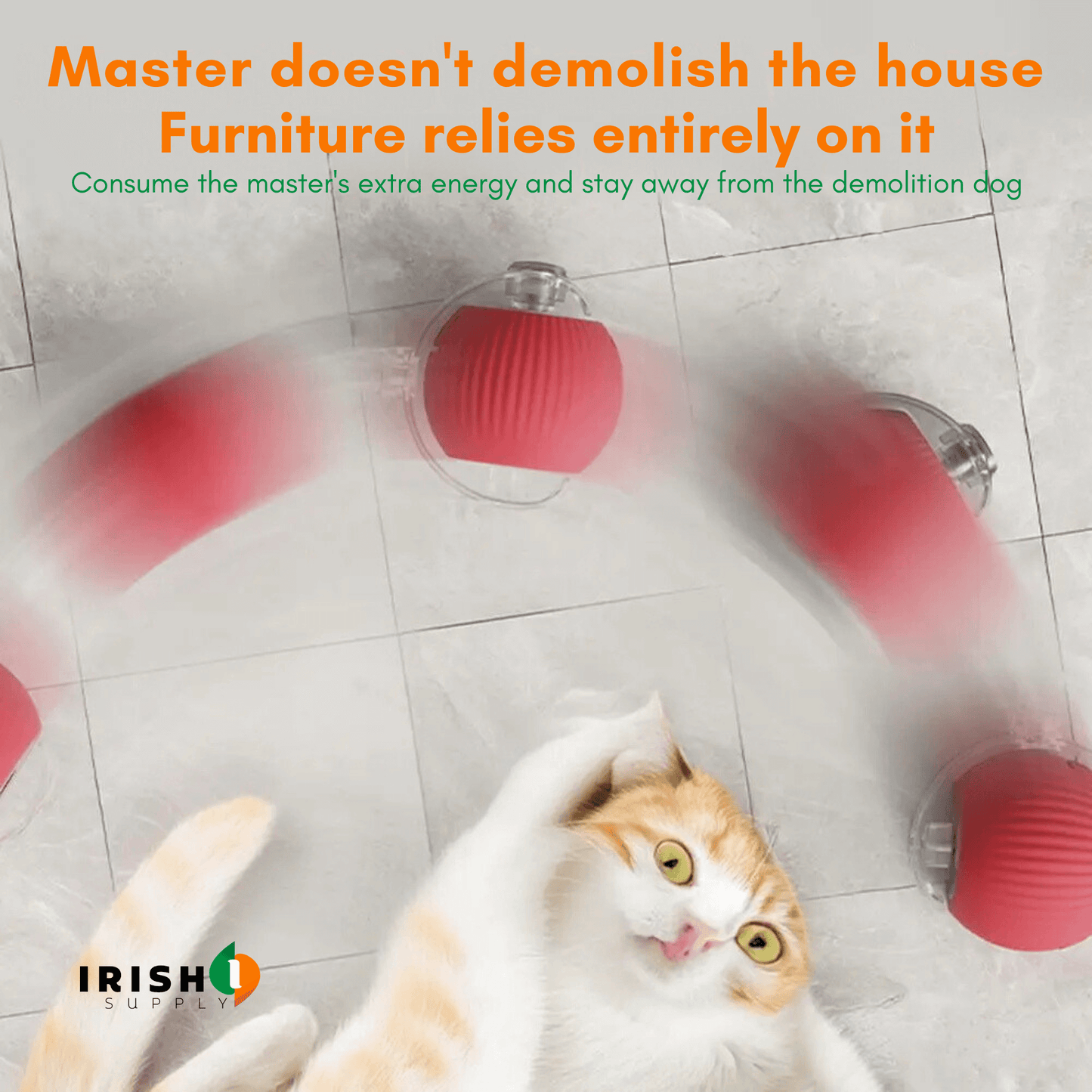 CHASEMATE Interactive Cat Toy Ball