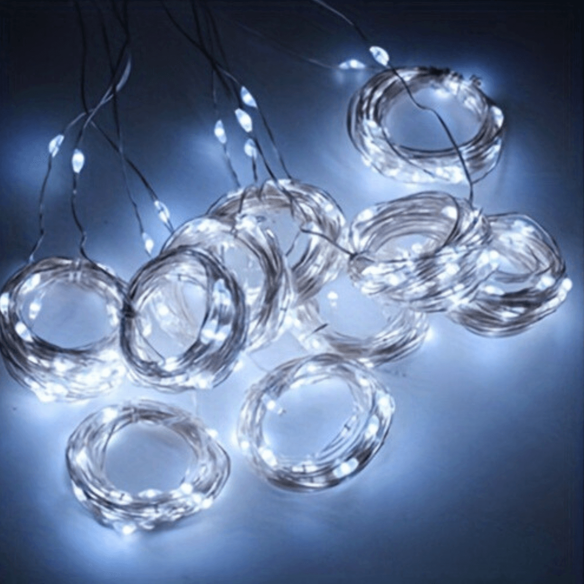 STARCURTAIN LED Solar Curtain String Lights
