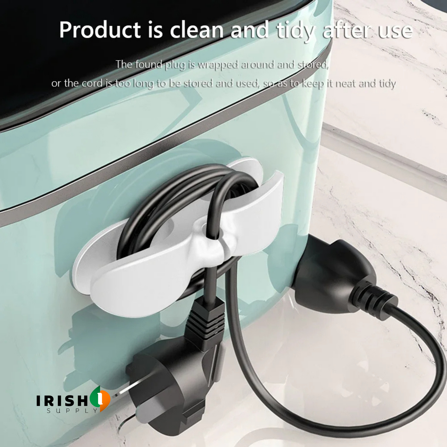SNAPWRAP Silicone Cord Winder Holder