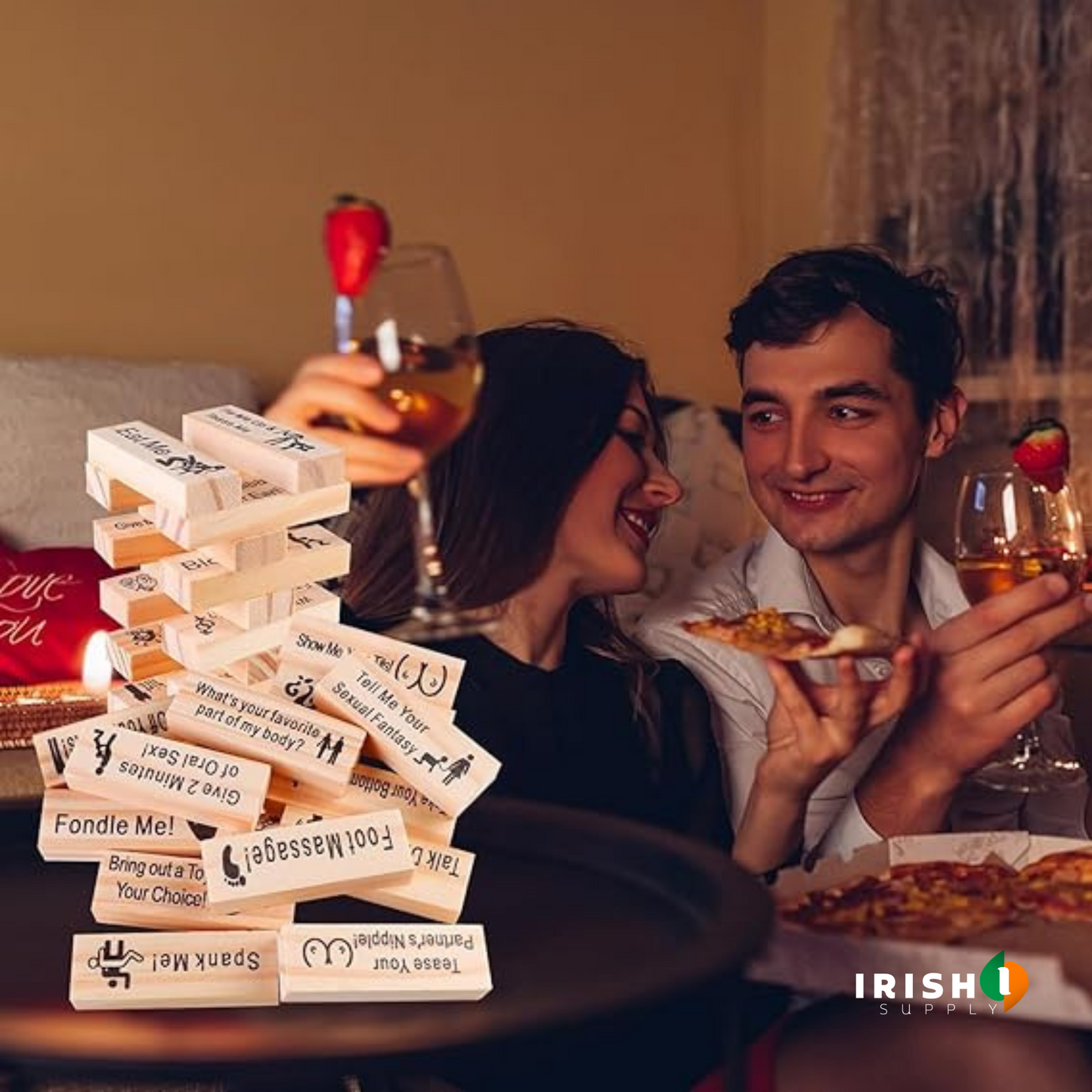 FLIRTEDGE Couples Daring Tower Game