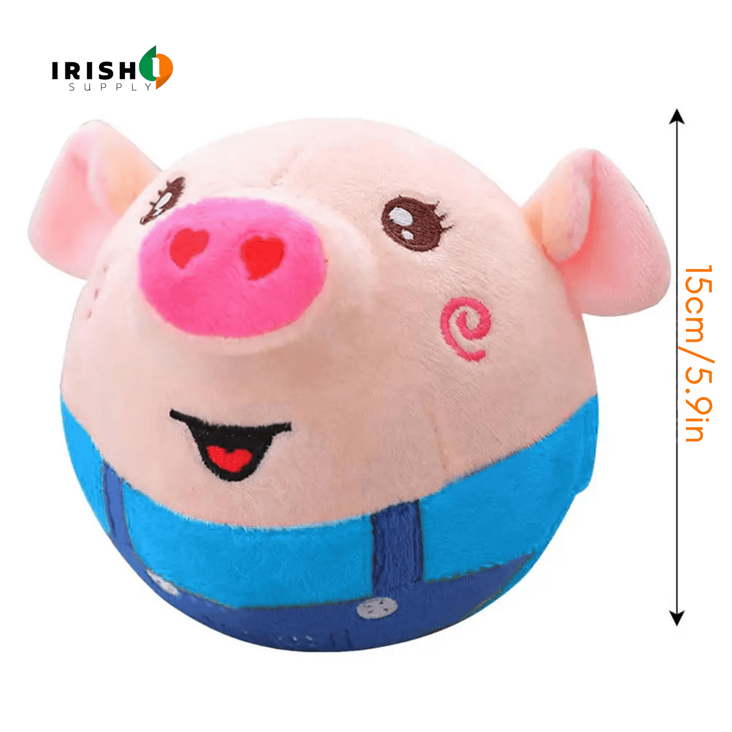 PIGGYTUNES Interactive Singing Plush Toy for Pets