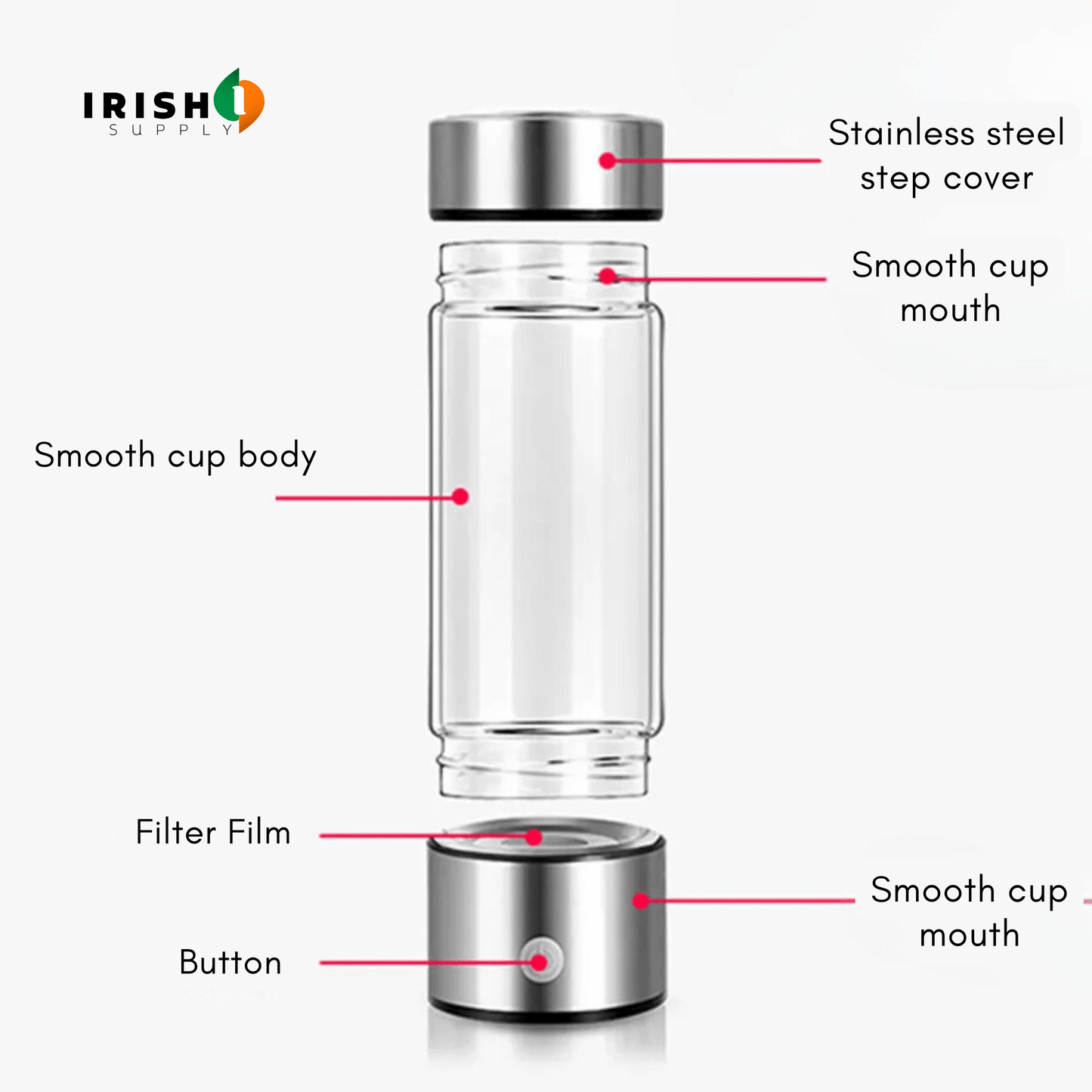 HYDROZEN Hydrogen Generator Water Bottle
