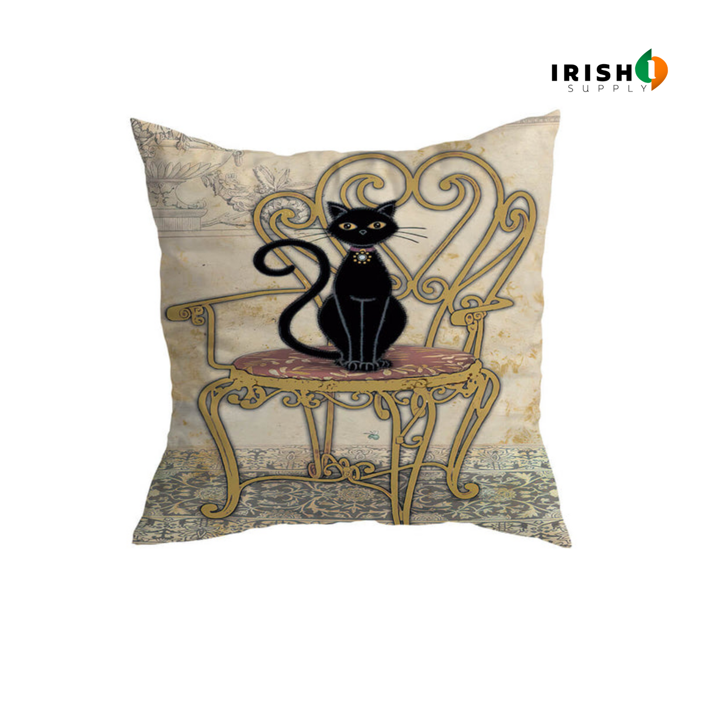 MEOWMODE Minimalist Cat Print Pillow Covers (45x45cm)