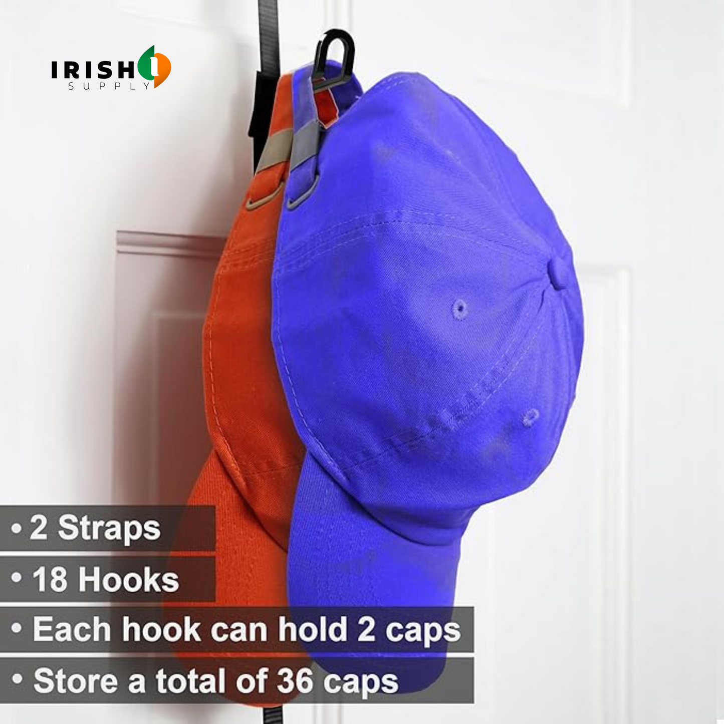 CAPTIDY Perfect Curve Hat Organizer CapRack