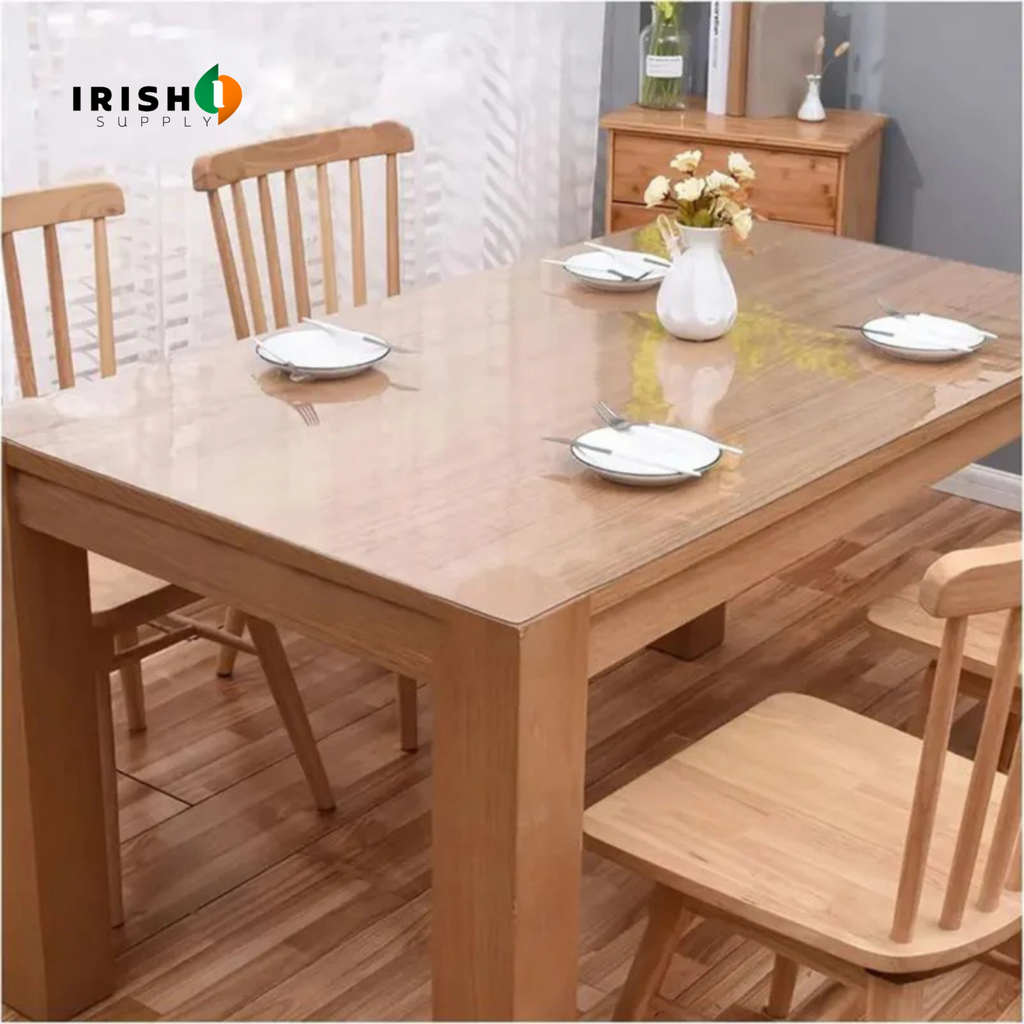 ARMORFLEX Transparent PVC Table Cover (40cm x 60cm)