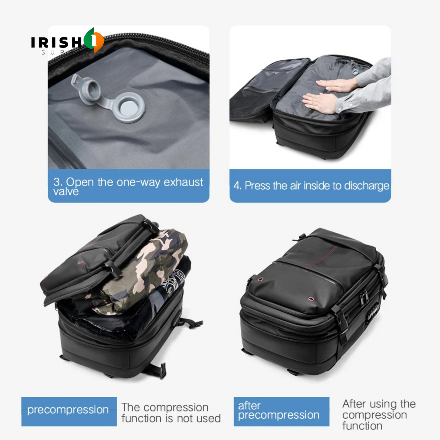 CARRYMAX Expandable 17-Inch Laptop Backpack