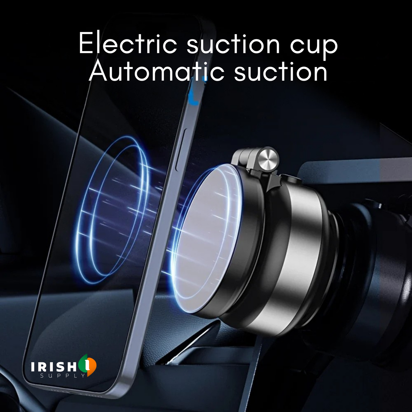MAGNOLOCK Car Phone Holder Electric Vacuum Suction Cup