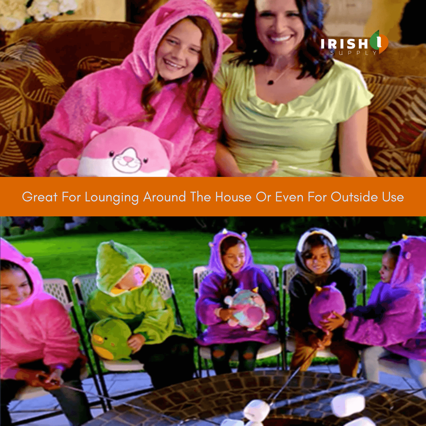 SNUGGLE Wearable Blanket with Built-In Cuddle
